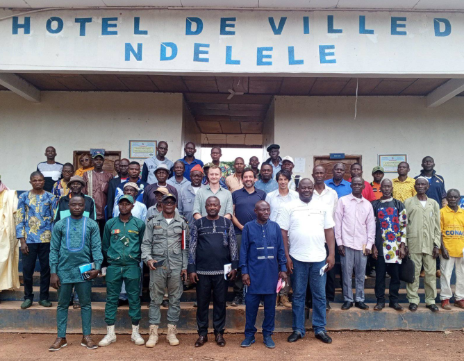 La Commune de Ndélélé et son partenaire porteur du projet Iroko.